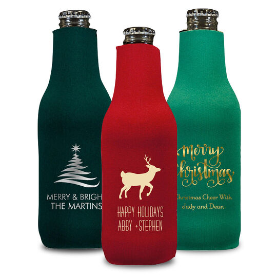 Design Your Own Christmas Bottle Koozie